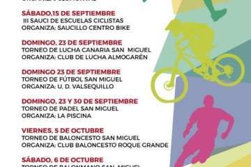 Programa de fiestas de San Miguel 2018 (Foto TA)